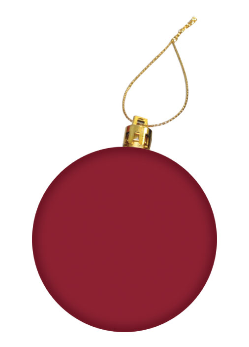 color sample Burgundy ornament
