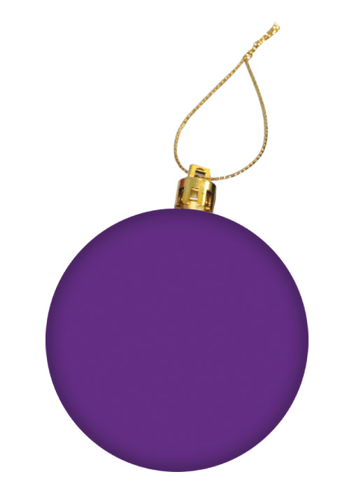 color sample Purple ornament